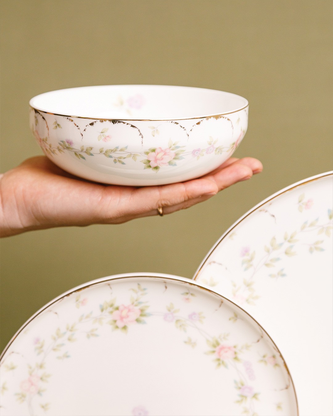 Sky Collection - Maxx Doria Sky Peony 12 Kişilik 60 Parça Yemek Takımı
