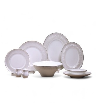 Maxx Doria Moon Soft 12 Kişilik 58 Parça Yemek Takımı