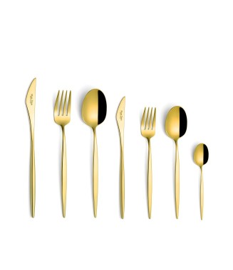 Maxx Doria Cosmos Goldall (Titanyum Altın Kaplama) 12 Kişilik 84 Parça Çatal Kaşık Bıçak Takımı