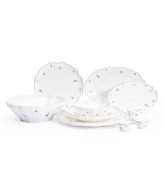 Maxx Doria Hexa Fiore 12 Kişilik 58 Parça Yemek Takımı 