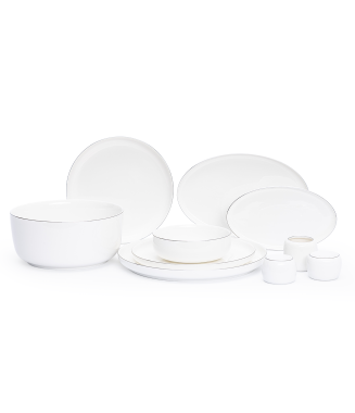 Maxx Doria Solo Platinum 12 Kişilik 58 Parça Yemek Takımı 