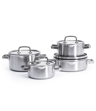 Maxx Doria Steel Forge 8 Parça Tencere Takımı 