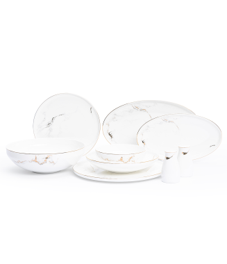 Maxx Doria Sky Marble 12 Kişilik 58 Parça Yemek Takımı