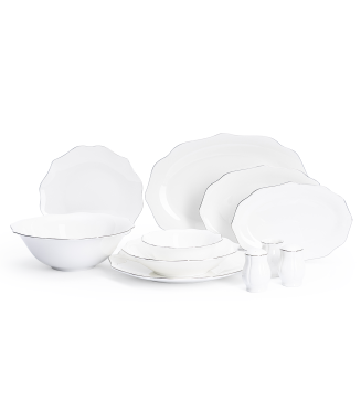 Maxx Doria Star Platinum 12 Kişilik 60 Parça Yemek Takımı