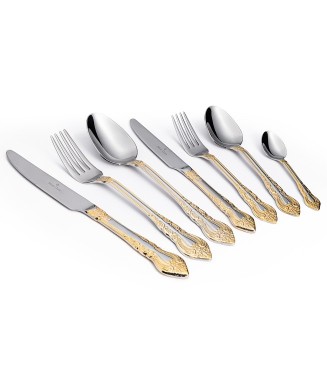 Maxx Doria Rome G Decorated 6 Kişilik 42 Parça Çatal Kaşık Bıçak Takımı 