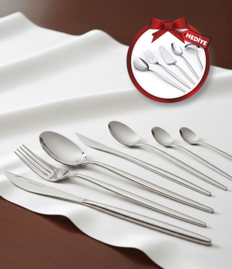 Maxx Doria Aura 12 Kişilik 84 Parça Çatal Kaşık Bıçak Takımı