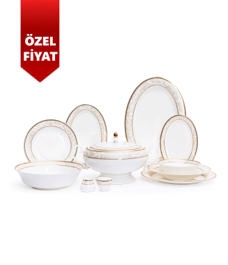 Maxx Doria Palace Marvis 12 Kişilik 60 Parça Yemek Takımı