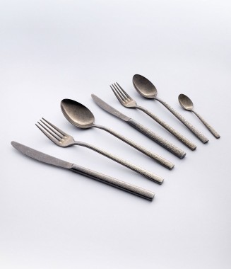 Maxx Doria Ivy Antique Gold 12 Kişilik 84 Parça Çatal Kaşık Bıçak Takımı