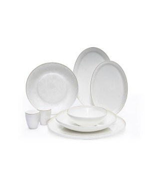 Maxx Doria Rosa Pink Leaf 6 Kişilik 29 Parça Yemek Takımı