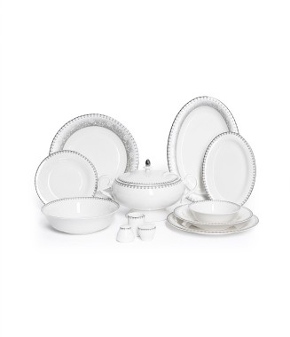 Maxx Doria Palace Collection Silver Ivy 12 Kişilik 72 Parça Yemek Takımı