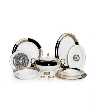 Maxx Doria Palace Collection Nikea 12 Kişilik 72 Parça Yemek Takımı