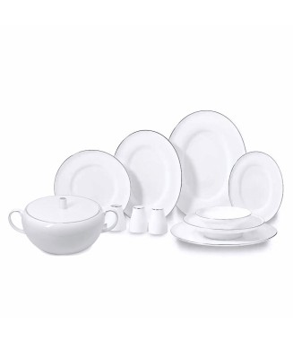 Maxx Doria Moon Collection Platinum 12 Kişilik 60 Parça Yemek Takımı