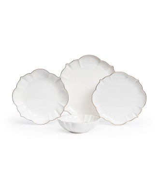 Maxx Doria Compass Gold 6 Kişilik 24 Parça Yemek Takımı