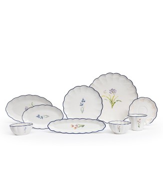 Maxx Doria Flower Blue 6 Kişilik 29 Parça Kahvaltı Takımı