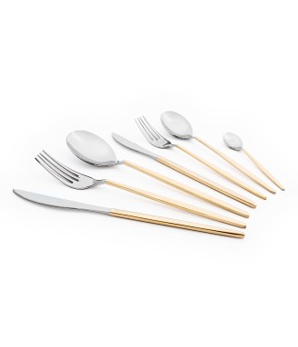 Maxx Doria Castor Gold 12 Kişilik 84 Parça Çatal Kaşık Bıçak Takımı