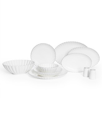 Maxx Doria Parthenon Platinum 12 Kişilik 58 Parça Yemek Takımı