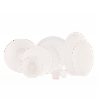 Maxx Doria Sky Gold 12 Kişilik 58 Parça Yemek Takımı 