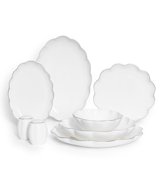 Maxx Doria Livia Platinum 12 Kişilik 58 Parça Yemek Takımı