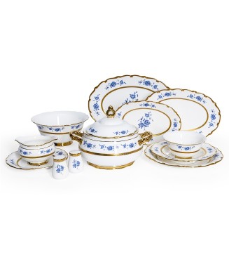 Maxx Doria Majestic Azure 12 Kişilik 77 Parça Yemek Takımı