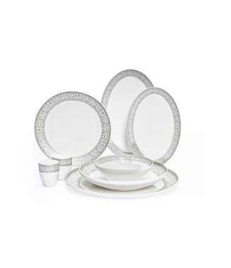 Maxx Doria Rosa Artemis 12 Kişilik 58 Parça Yemek Takımı 