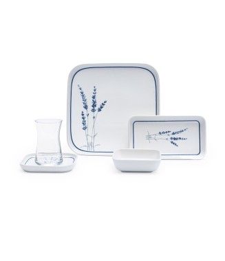 Maxx Doria Vega Lavandula 6 Kişilik 24 Parça Kahvaltı Takımı 	