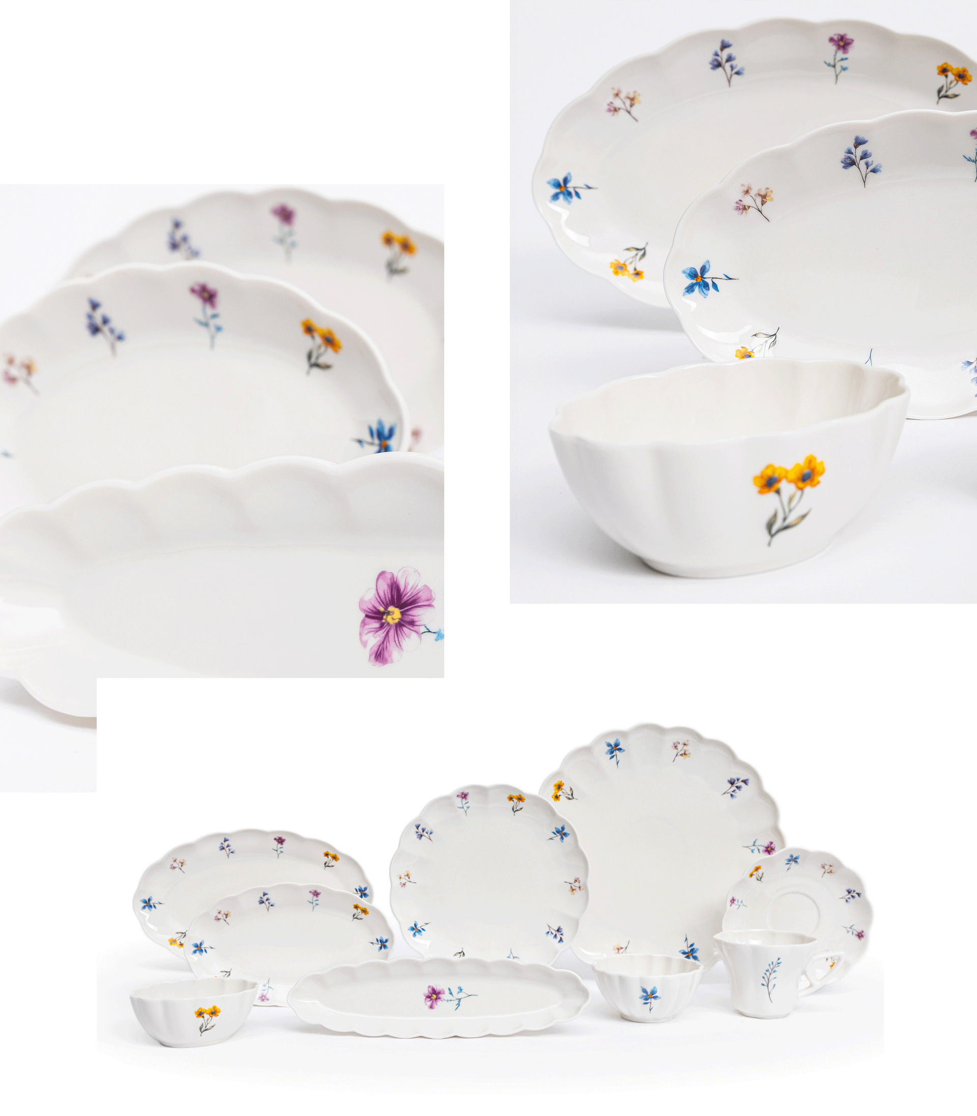 Maxx Doria Flower Bouquet Kahvaltı Takımı